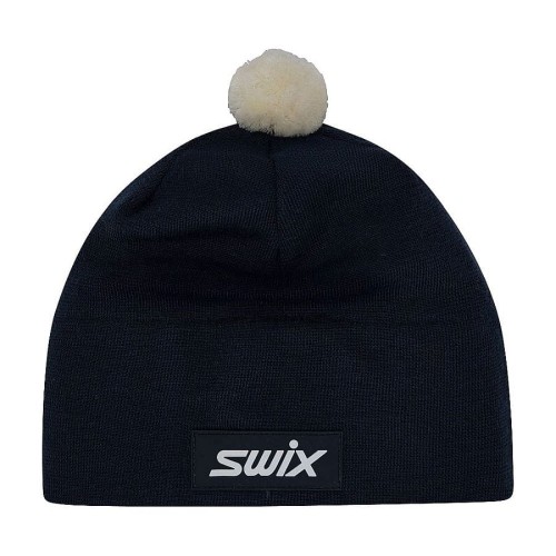 Czapka na narty biegowe, Swix Tradition Lake Blue 46574-75400 średnio ciepła