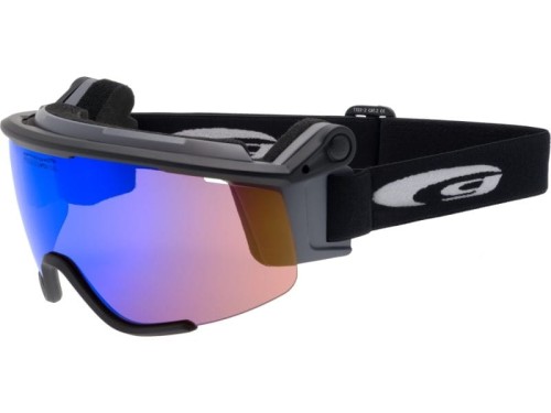 Okulary na narty biegowe Goggle Mizhu T322-2, ramka czarna, soczewka pomarańczwo-granatowa multi kat. 3