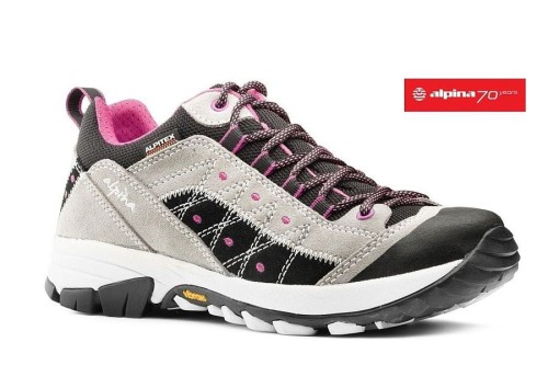 Buty trekkingowe damskie Alpina Glacia VIBRAM, skóra