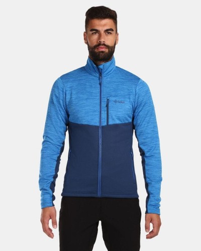 Męska bluza funkcjonalna niebieska