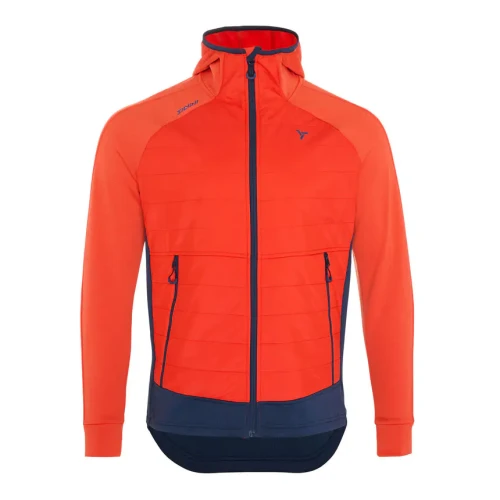 Męska bluza sportowa z kapturem ocieplona Primaloft Silvini MJ1310 Dirilo