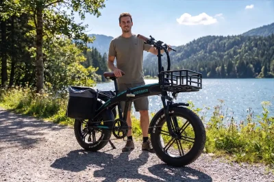 Składany rower elektryczny fatbike Jobobike Eddy X  48V, 15Ah