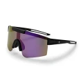Okulary CHPO Luca Purple Mirror – czarna oprawka i soczewka kat. 3