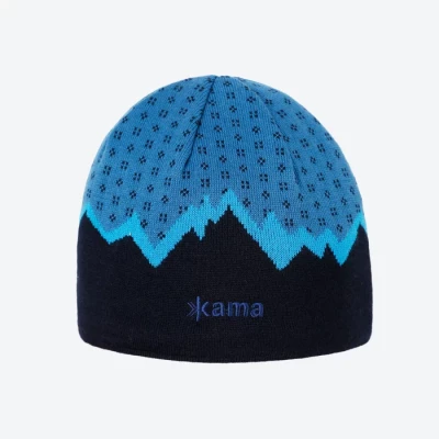 Czapka Kama A169 granat 108, Merino 50% wkładka Thermolite