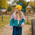 czapka dziecięca żółta Kama.webp