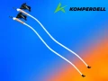 Białe kije trekkingowe Komperdell Ergo.webp
