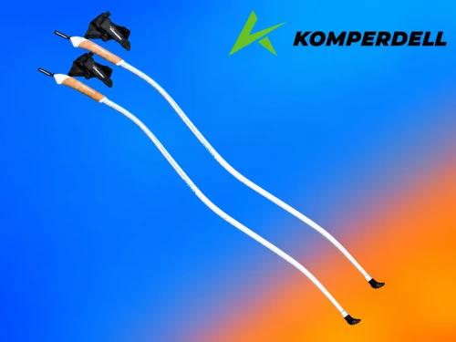 Białe kije trekkingowe Komperdell Ergo.webp