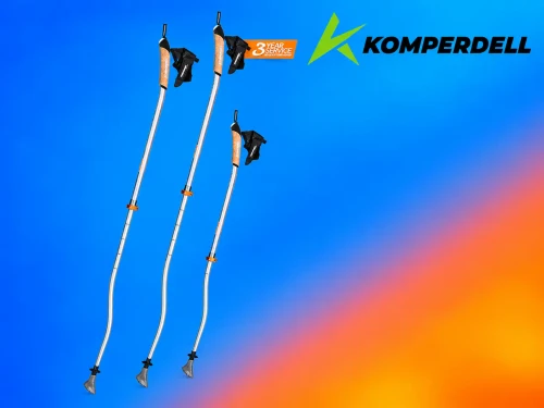 Kije trekkingowe Komperdell Ergo Vario white orange