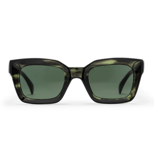 Okulary przeciwsłoneczne CHPO Anna Smoke Green 16132RS – widok z przodu