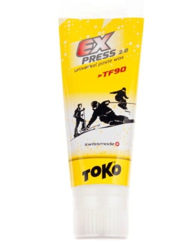Smar ślizgowy w paście do nart biegowych, zjazdowych i desek i zabezpieczania fok przed zamarzaniem Toko Express Paste Wax 2.0 tubka 75 ml