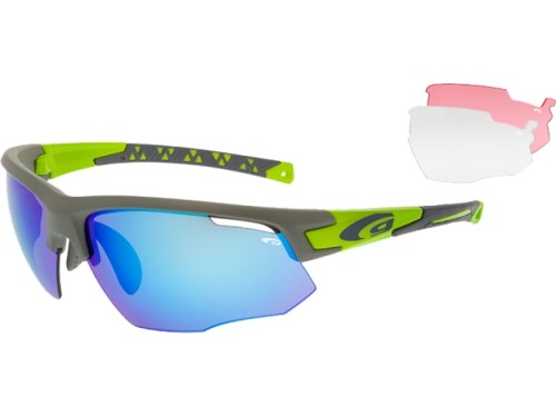 Okulary rowerowe sportowe z wymiennymi soczewkami Goggle E636-3 Juno