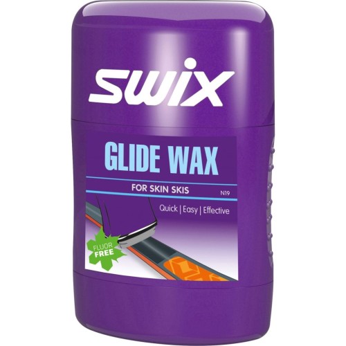 Swix Glide Wax N19 – smar płynny do nart z zintegrowanymi fokami – skin do smarowania strefy ślizgu 100 ml