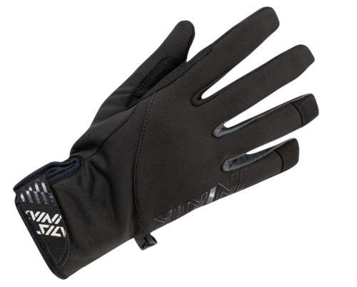 Męskie rękawiczki na narty biegowe, średnio ciepłe Silvini Ortles MA1539 czarno-szare