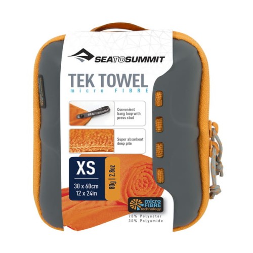 Szybkoschnący ręcznik z mikrofibry Tek Towel, prod. Sea to Summit, pomarańczowy