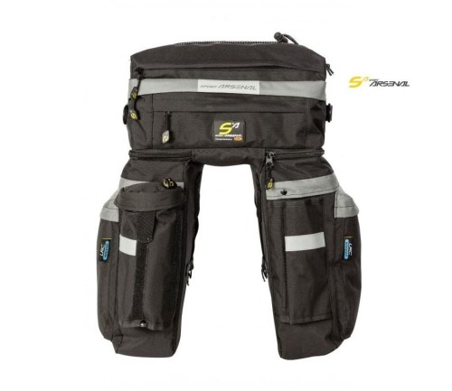 Sakwa 3 komorowa na bagażnik, Sport Arsenal art. 465 seria LRC