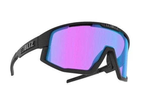 Okulary na narty biegowe Bliz Fusion Nordic Light 52005-14N, Rozmiar: M / L, ramka czarna, Soczewka: Nordic Light ™ Violet w blue multi, kat. filtra - 2