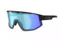 Okulary na narty biegowe Bliz Fussion soczewka Nordic Light Orange w blue multi 52005-13N kat 1 czarne, rozm M/L