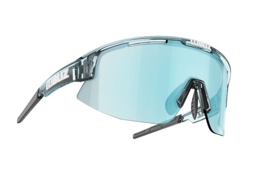 Okulary sportowe Bliz Matrix soczewka Hydro Lens System™ Smoke w blue multi 52004-31 kat 3, ramka transparent ice blue, rozm M/L