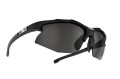 Okulary sportowe Bliz Active Hybrid soczewki Hydro Lens System™ Smoke 52808-10 kat 3, 2 dodatkowe soczewki, ramka czarna mat, roz. S