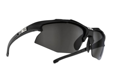 Okulary sportowe Bliz Active Hybrid soczewki Hydro Lens System™ Smoke 52808-10 kat 3, 2 dodatkowe soczewki, ramka czarna mat, roz. S