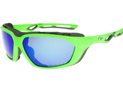 Okulary na biegówki, sportowe polaryzacyjne Goggle Venturo T411-3P miękkie wkładki filtr UV 400 soczewka kat. 3