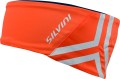 Średnio ciepła opaska sportowa z windstoperem i oddychającym panelem na czole Sivini Abe UA1309-60322 kolor orange-navy