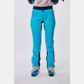 Spodnie na biegówki i skituring damskie NORTHFINDER active Polartec Power Stretch Pro KAMENISTA, niebieskie