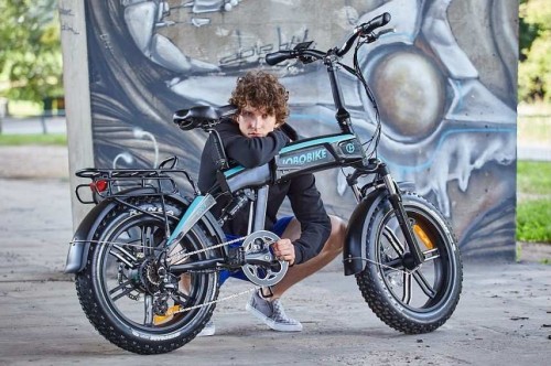 Rower elektryczny fatbike składany Jobobike Eddy
