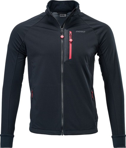 Kurtka na narty biegowe softshell męska, sportowa Silvini Anteo, czarna MJ1743-0820