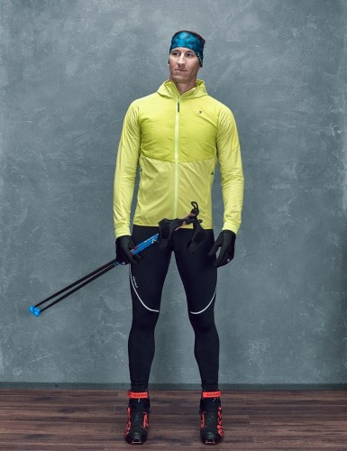 Męskie elastyczne, lekko ocieplane spodnie o dopasowanym kroju Silvini Rubenza MP1313