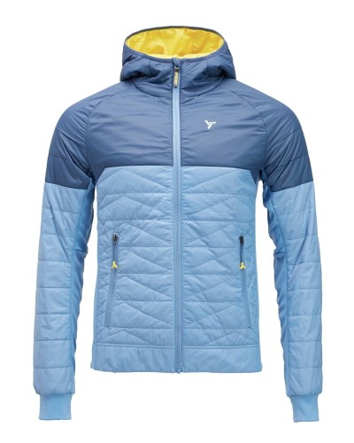 Męska kurtka ocieplana Primaloft Silvini Deruta kolor niebiesko-morski